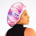 Touca Tie Dye de Cetim Anti Frizz com Elástico Ajustável - CAMADA DUPLA | Soulta