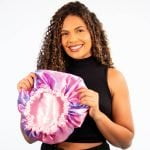 Touca Tie Dye de Cetim Anti Frizz com Elástico Ajustável - CAMADA DUPLA | Soulta - Imagem 4