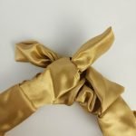 Turbante Ouro Envelhecido de Cetim | Soulta - Imagem 3