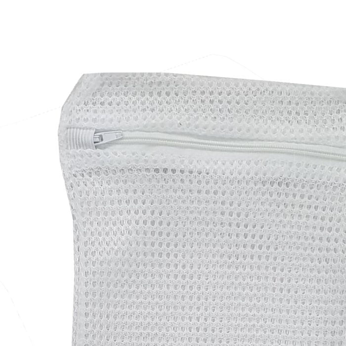 SAQUINHO DE PROTEçÃO 15X30 PARA LAVAR ROUPAS DELICADAS - ZIPER BRANCO | Soulta - Imagem 2