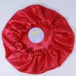 Touca PINK POP de Cetim Anti Frizz com Elástico Ajustável - CAMADA UNICA Tamanho:M | Soulta - Imagem 2