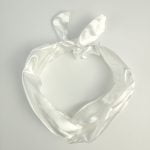 Turbante Branco de Cetim | Soulta