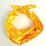 Turbante Poa Amarela de Cetim | Soulta