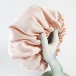 Touca Rosa Pastel POP de Cetim Anti Frizz com Elástico Ajustável - CAMADA UNICA Tamanho:M
