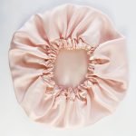 Touca Rosa Pastel POP de Cetim Anti Frizz com Elástico Ajustável - CAMADA UNICA Tamanho:M - Imagem 2