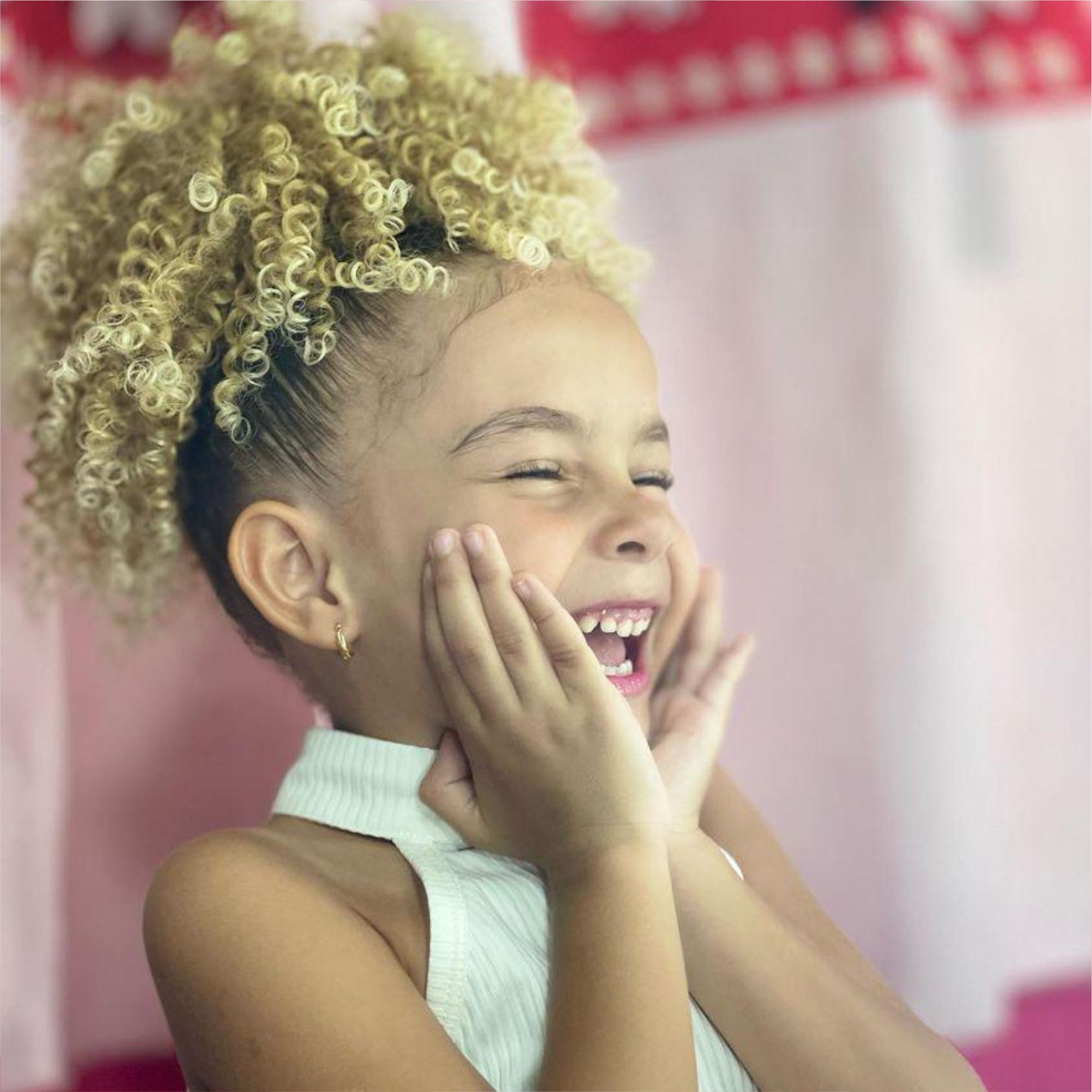 1 RABO DE CAVALO BIO FIBRA AFRO PUFF LOIRO - 30cm | Soulta - Imagem 1
