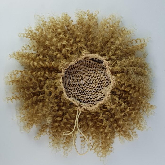 RABO DE CAVALO BIO FIBRA AFRO PUFF LOIRO - 30cm | Soulta - Imagem 4