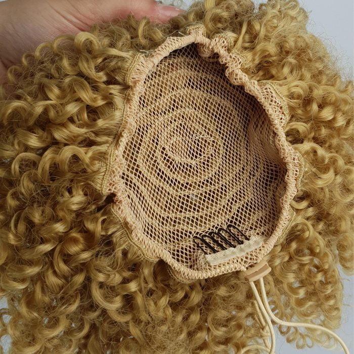 RABO DE CAVALO BIO FIBRA AFRO PUFF LOIRO - 30cm | Soulta - Imagem 8
