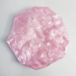 Touca de banho e umectação â€“ Impermeável e com forro de cetim - Rosa Bebe M - Imagem 7