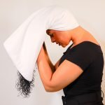 Toalha inteligente - 2 em 1 - algodão + microfibra - Branca - Imagem 3