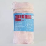 Touca de banho e umectação â€“ Impermeável e com forro de cetim - Rosa Bebe M - Imagem 9