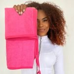 Toalha inteligente - 2 em 1 - algodão + microfibra - Pink - Imagem 5