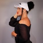 Boné da Soulta: Proteção UV 50+ forro de cetim para Cachos Livres e protegidos - Branco - Imagem 2