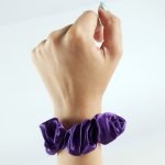 Xuxinha Roxa de Cetim Anti frizz