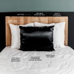 Fronha com ZIPPER Preta de Cetim Anti Frizz - QUEEN SIZE 55X70 - Imagem 2