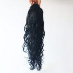 RABO DE CAVALO ONDULADO BIO FIBRA PRETO - 80cm - Imagem 2