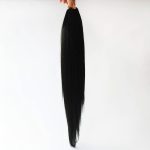 RABO DE CAVALO LISO BIO FIBRA CORES:PRETO, CASTANHO ILUMINADO, CASTANHO - 70cm - 75cm - Imagem 4