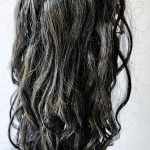 RABO DE CAVALO ONDULADO BIO FIBRA PRETO - 80cm - Imagem 3