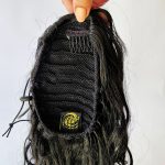 RABO DE CAVALO ONDULADO BIO FIBRA PRETO - 80cm - Imagem 5