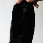 RABO DE CAVALO LISO BIO FIBRA CORES:PRETO, CASTANHO ILUMINADO, CASTANHO - 70cm - 75cm - Imagem 7