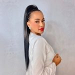 RABO DE CAVALO LISO BIO FIBRA CORES:PRETO, CASTANHO ILUMINADO, CASTANHO - 70cm - 75cm - Imagem 2