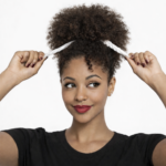 Xuxão Afro Puff de Cetim Soulta - Branco