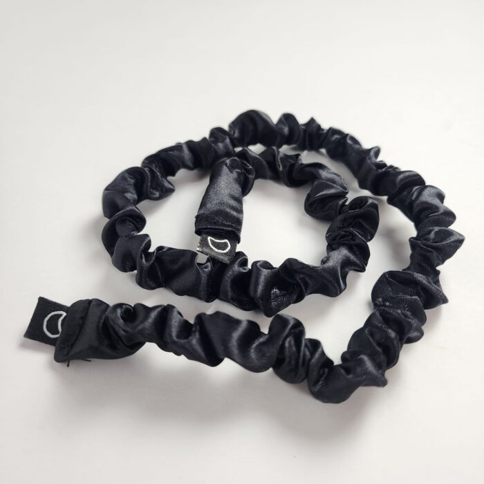 Xuxão Afro Puff de Cetim Soulta - Preto - Imagem 3