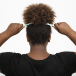 Xuxão Afro Puff de Cetim Soulta - Verde Agua